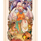 Critical Role Litografia Ashley Johnson: 10th Anniversary Art Nouveau Illustrations 46 x 28 cm- sin marco - Z POP Toys