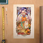 Critical Role Litografia Ashley Johnson: 10th Anniversary Art Nouveau Illustrations 46 x 28 cm- sin marco - Z POP Toys