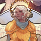 Critical Role Litografia Ashley Johnson: 10th Anniversary Art Nouveau Illustrations 46 x 28 cm- sin marco - Z POP Toys