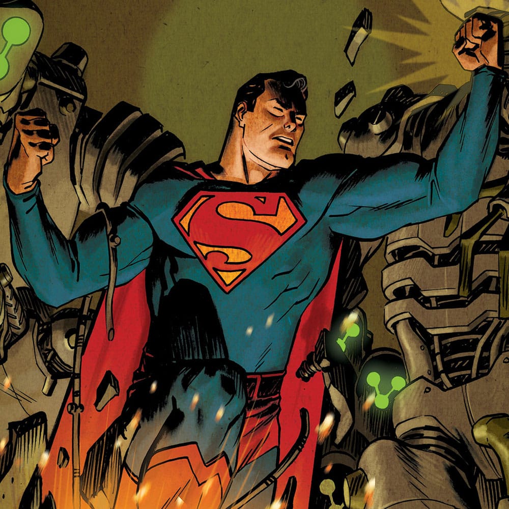 DC Comics Litografia Superman Space Age 61 x 41 cm - sin marco