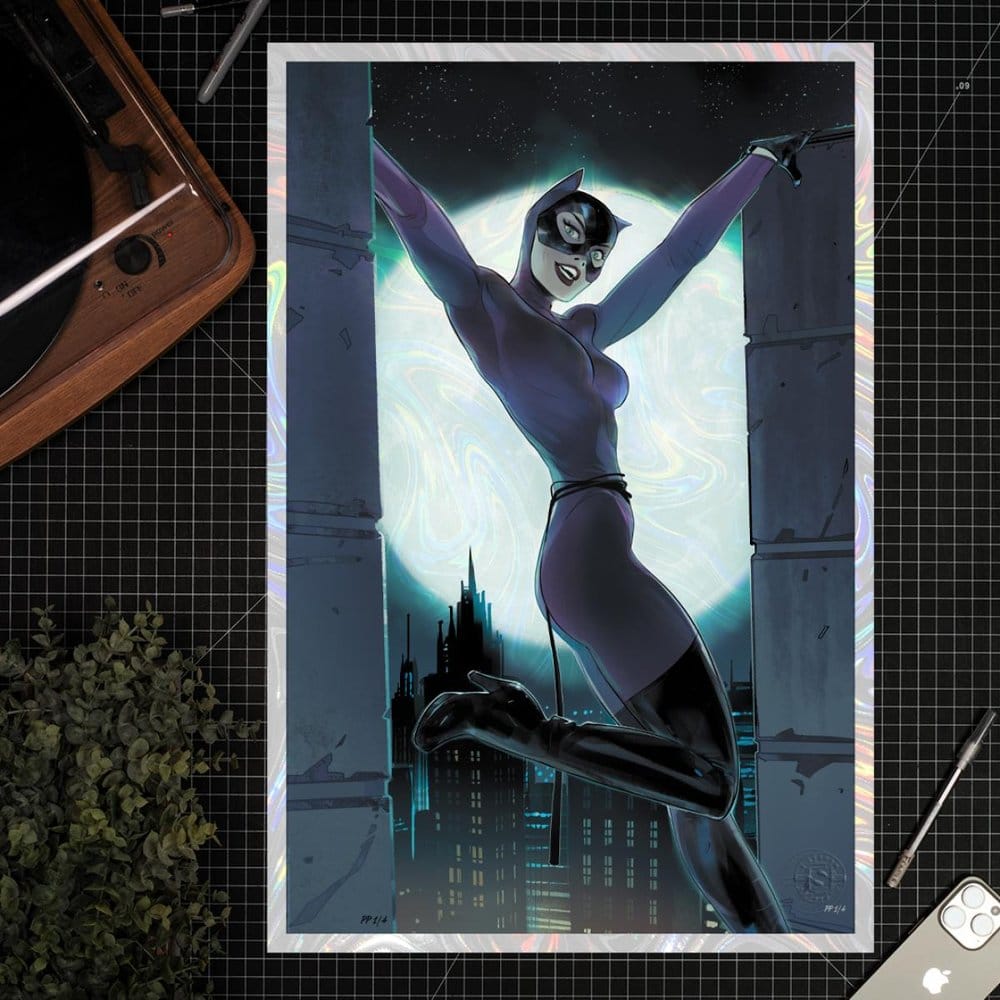 DC Comics Litografia Catwoman: Nine Lives 61 x 41 cm - sin marco