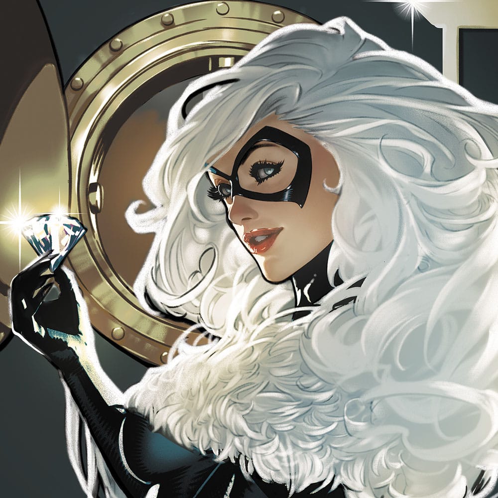 The Amazing Spider-Man Litografia Cosmic Black Cat 61 x 41 cm - sin marco - Z POP Toys
