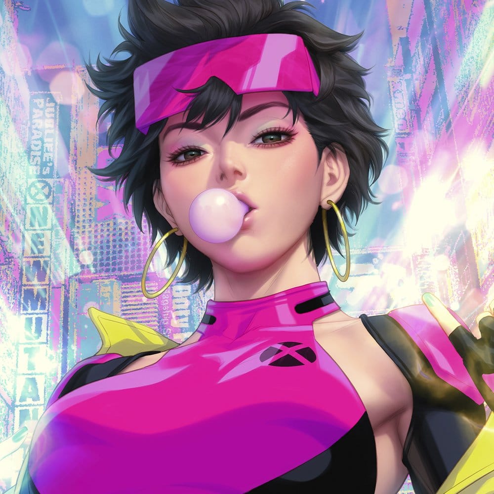 X-Men Marvel Litografia Jubilee 46 x 61 cm - sin marco