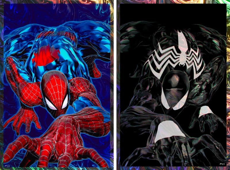 Marvel Litografias juego de dos Spider-Man '94 Deluxe Set 61 x 41 cm - sin marco