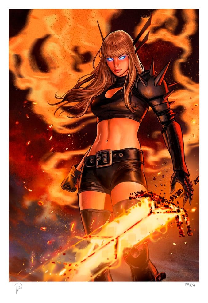 Marvel X-Men Litografia Magik 61 x 41 cm - sin marco
