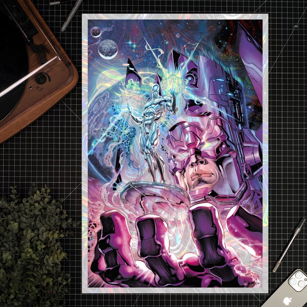 Marvel Litografia Death of the Silver Surfer 41 x 61 cm - sin marco