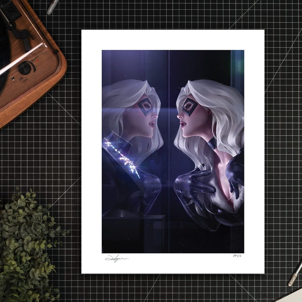 Marvel Litografia Black Cat 46 x 61 cm - sin marco