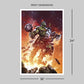 Marvel Litografia Planet Hulk: Worldbreaker 41 x 61 cm - sin marco