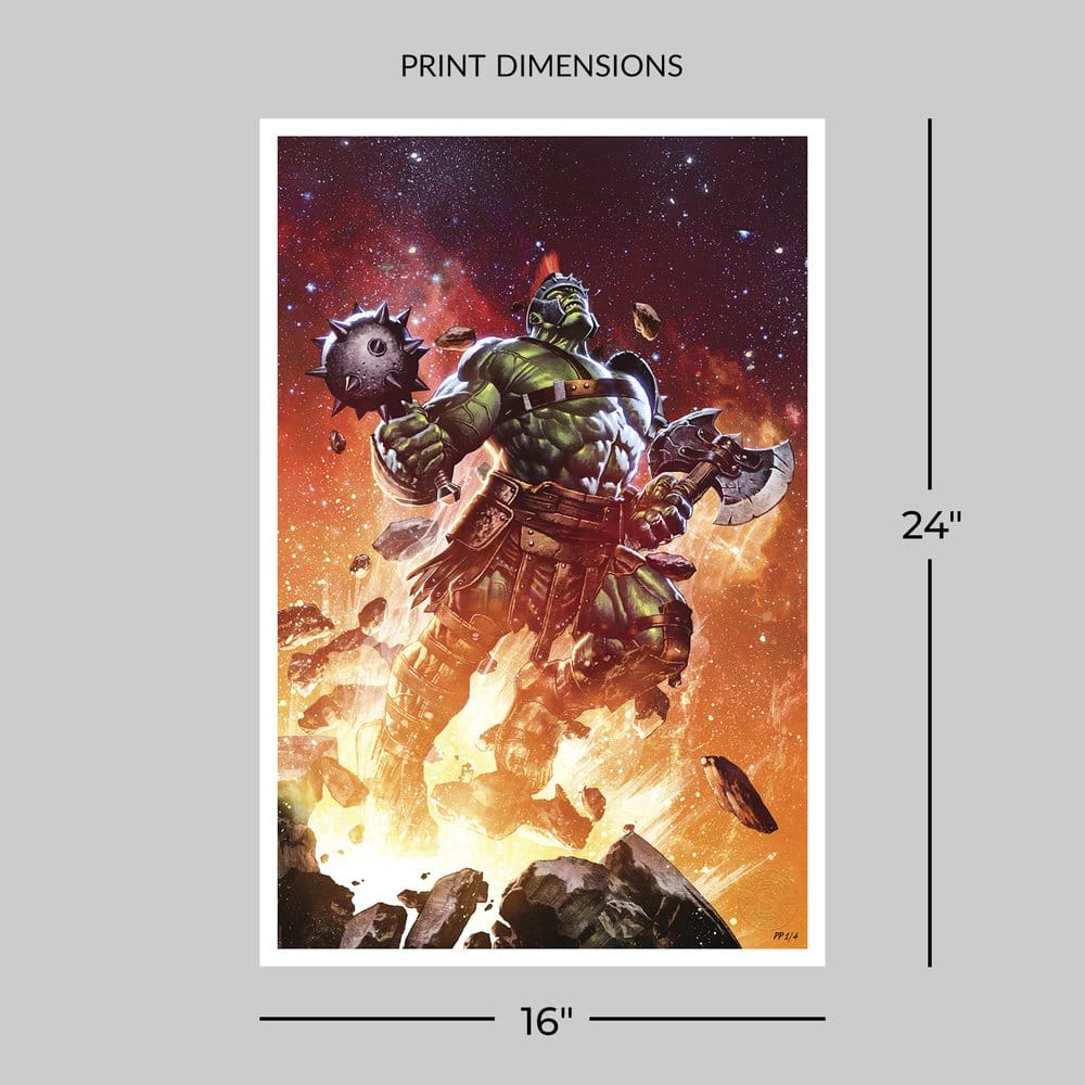 Marvel Litografia Planet Hulk: Worldbreaker 41 x 61 cm - sin marco