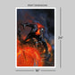 Marvel Litografia Ghost Rider 41 x 61 cm - sin marco