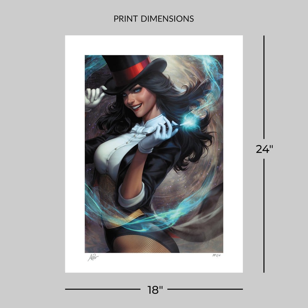 DC Comics Litografia Zatanna: Bring Down the House 46 x 61 cm - sin marco