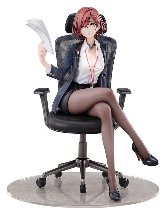 The Idolmaster Shiny Colors x Mahjong Soul Figura PVC 1/7 Madoka Higuchi Effortless Work Ver. 21 cm