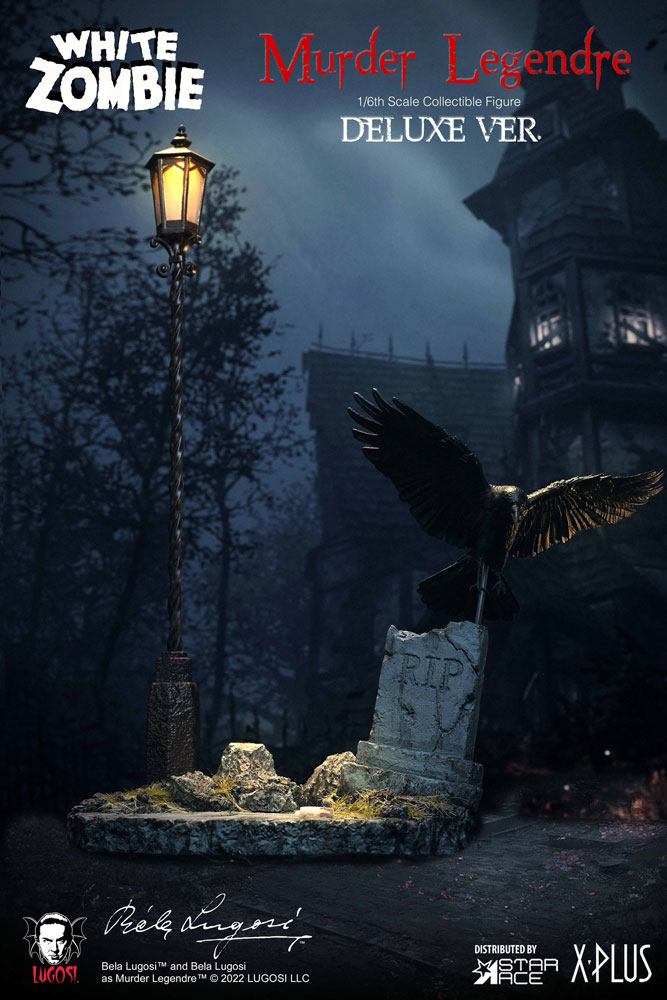 La legión de los hombres sin alma My Favourite Movie Diorama 1/6 Murder Legendre R.I.P. Gravestones and Lamp 30 cm