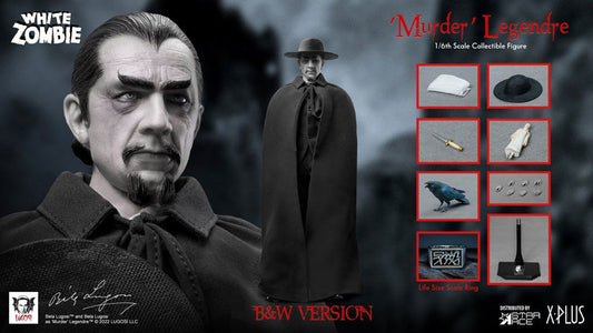 La legión de los hombres sin alma My Favourite Movie Figura 1/6 Murder Legendre (Bela Lugosi) B&W Version 30 cm
