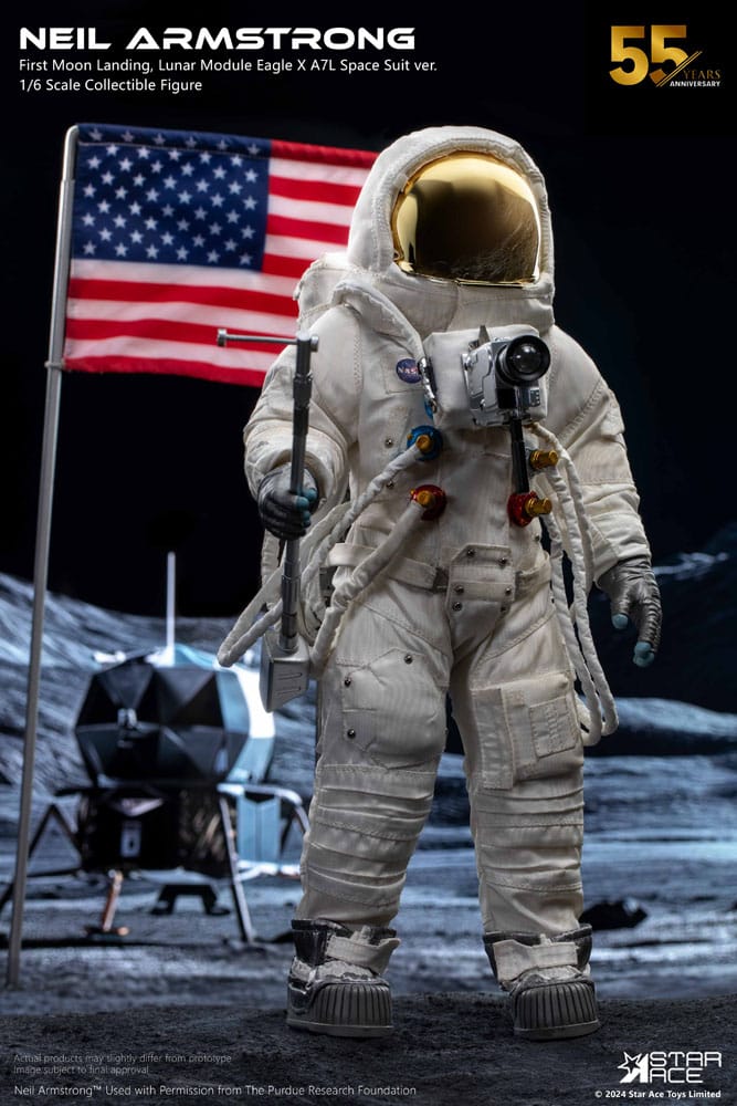 Neil Armstrong Figura 1/6 Neil Armstrong Deluxe Version 30 cm - Z POP Toys