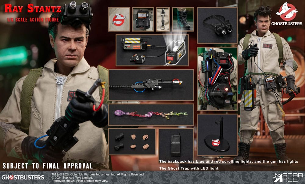 Ghostbusters (1984) Figura 1/6 Winston Ray Stantz 30 cm