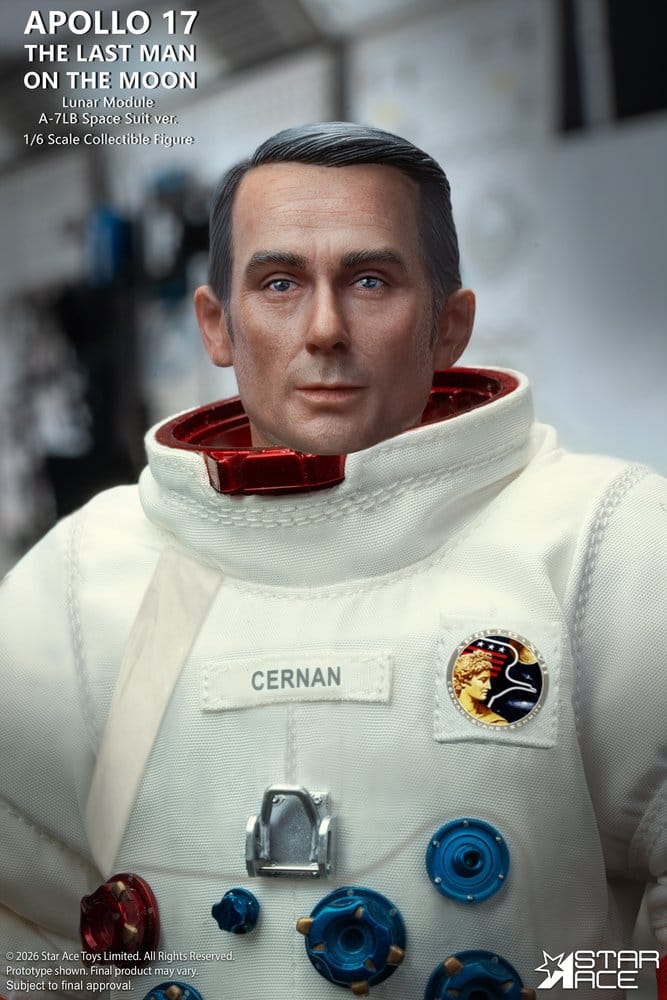 NASA Apollo 17 Figura 1/6 The Last Man on the Moon 30 cm
