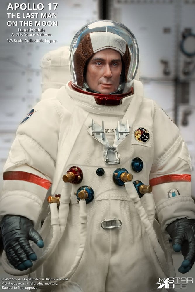 NASA Apollo 17 Figura 1/6 The Last Man on the Moon 30 cm