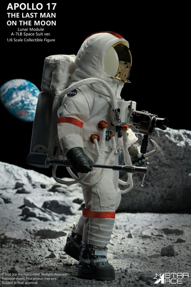 NASA Apollo 17 Figura 1/6 The Last Man on the Moon 30 cm