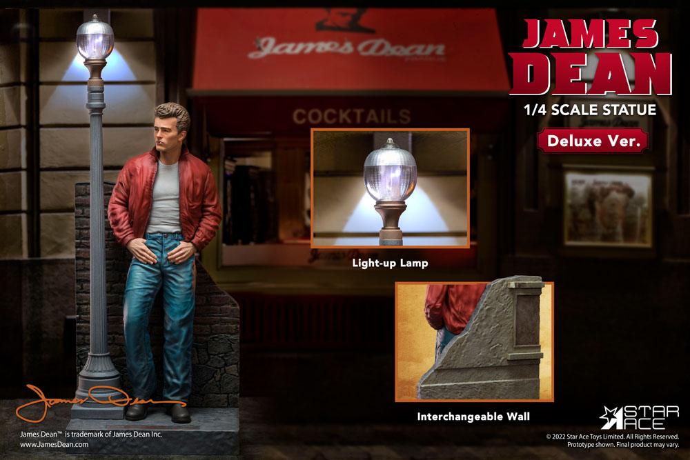 James Dean  Estatua 1/4 Superb My Favourite Legend Series James Dean (Red jacket) Deluxe Ver. 52 cm - Z POP Toys