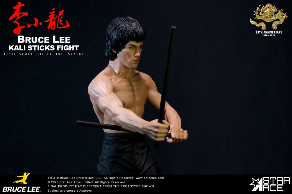 Operación Dragón My Favourite Movie Estatua 1/6 Bruce Lee Kali Sticks Fight Normal Version 30 cm - Z POP Toys