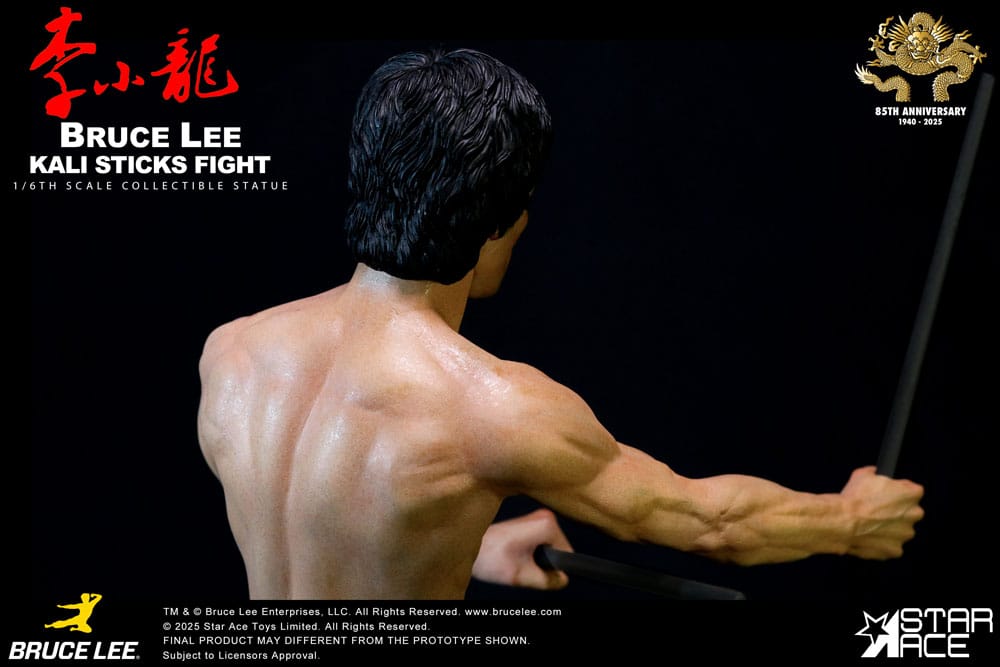 Operación Dragón My Favourite Movie Estatua 1/6 Bruce Lee Kali Sticks Fight Normal Version 30 cm - Z POP Toys