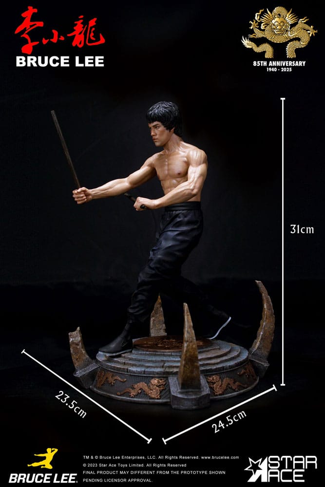 Operación Dragón My Favourite Movie Estatua 1/6 Bruce Lee Kali Sticks Fight Normal Version 30 cm - Z POP Toys