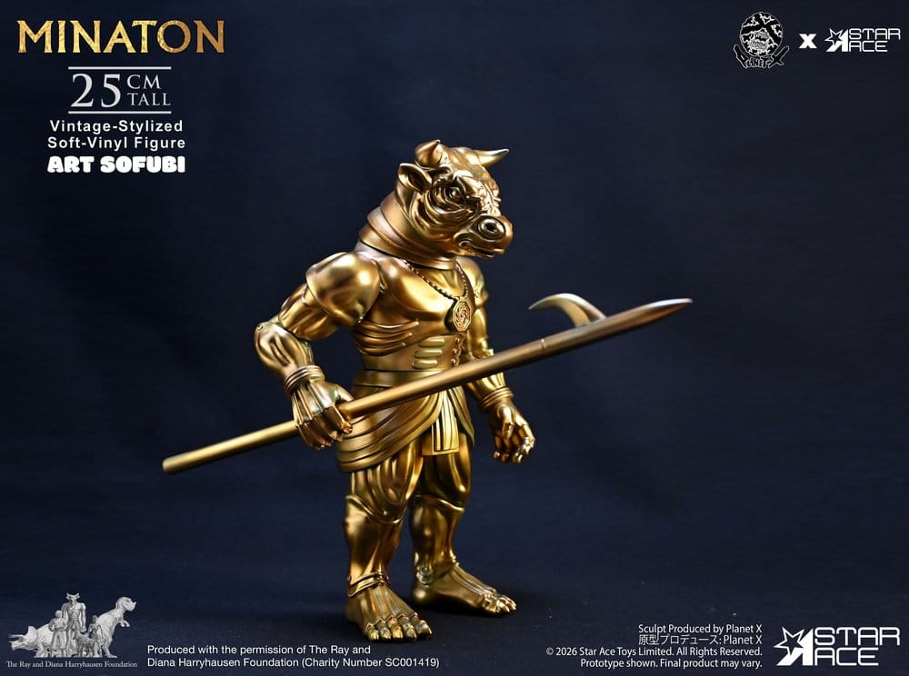 Ray Harryhausen Estatua Soft Vinyl Minaton Vintage-Style 25 cm