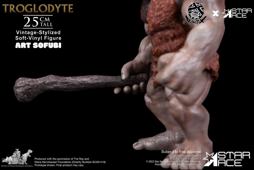 Ray Harryhausen Estatua Soft Vinyl Troglodyte (Vintage-Style) 25 cm