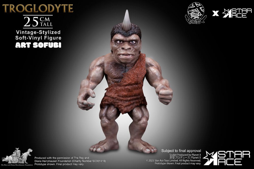 Ray Harryhausen Estatua Soft Vinyl Troglodyte (Vintage-Style) 25 cm
