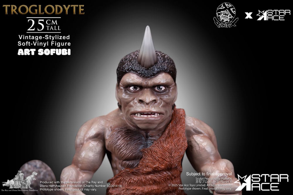 Ray Harryhausen Estatua Soft Vinyl Troglodyte (Vintage-Style) 25 cm