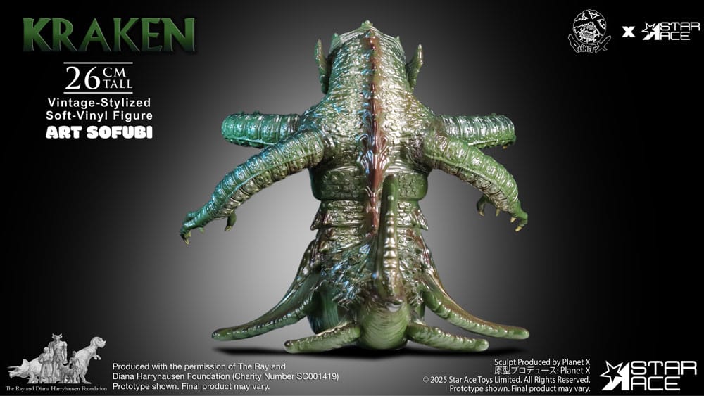 Ray Harryhausen's Estatua Soft Vinyl The Kraken Vintage Style 25 cm - Z POP Toys