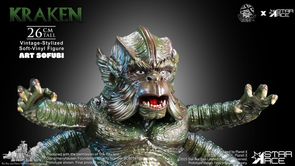 Ray Harryhausen's Estatua Soft Vinyl The Kraken Vintage Style 25 cm - Z POP Toys