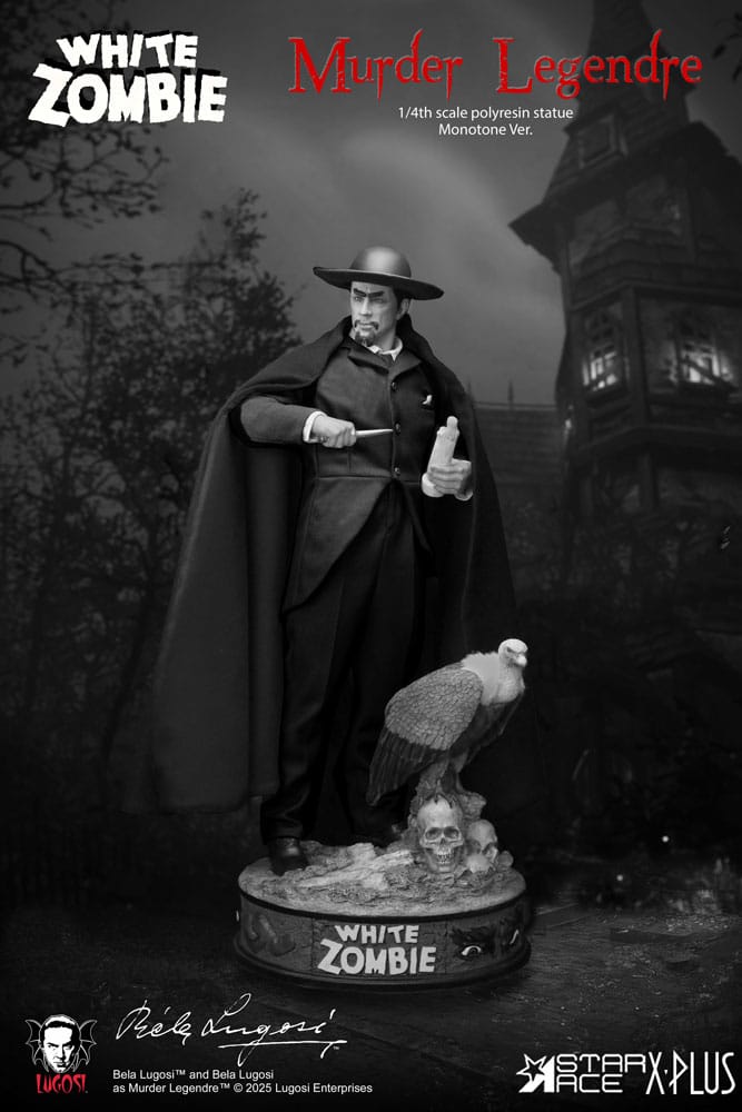 White Zombie Estatua 1/4 Murder Legendre Monotone Ver. 52 cm