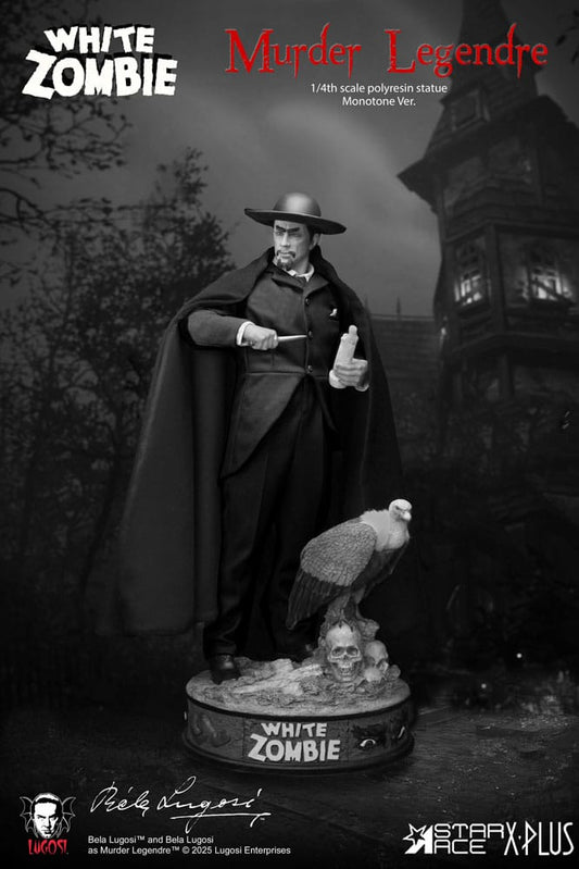 White Zombie Estatua 1/4 Murder Legendre Monotone Ver. 52 cm