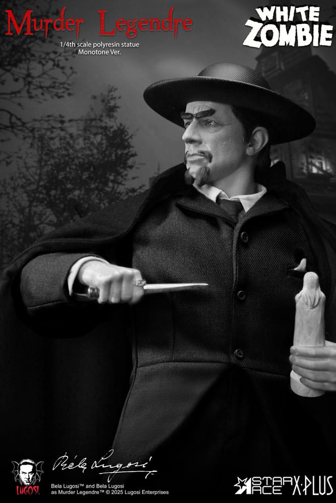 White Zombie Estatua 1/4 Murder Legendre Monotone Ver. 52 cm