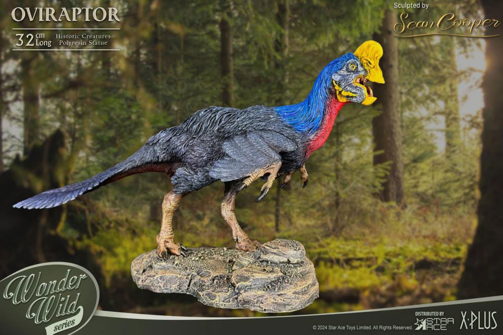 Wonders of the Wild  Estatua Oviraptor 32 cm