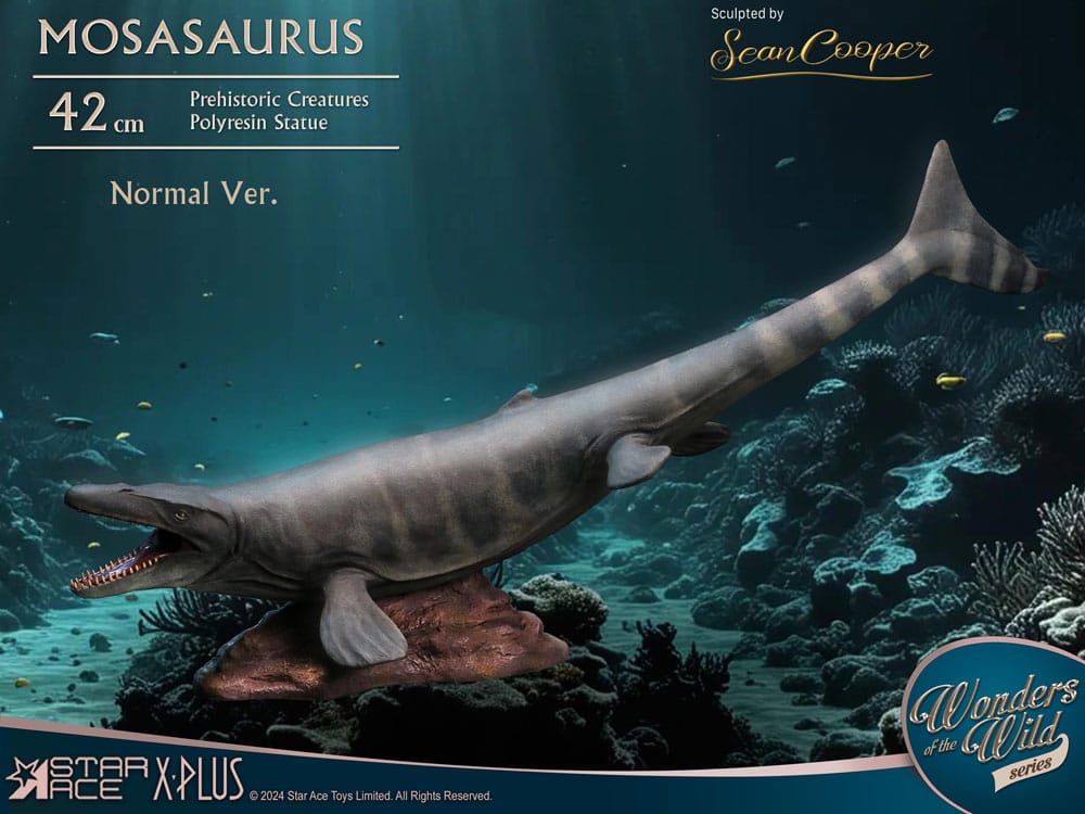 Wonders of the Wild Estatua Mosasaurus (NX) 42 cm