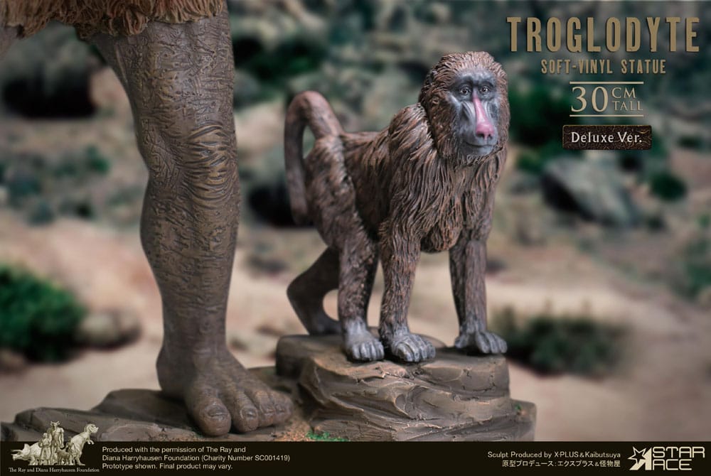 Ray Harryhausen's Estatua Soft Vinyl Troglodyte Deluxe Version 30 cm - Z POP Toys