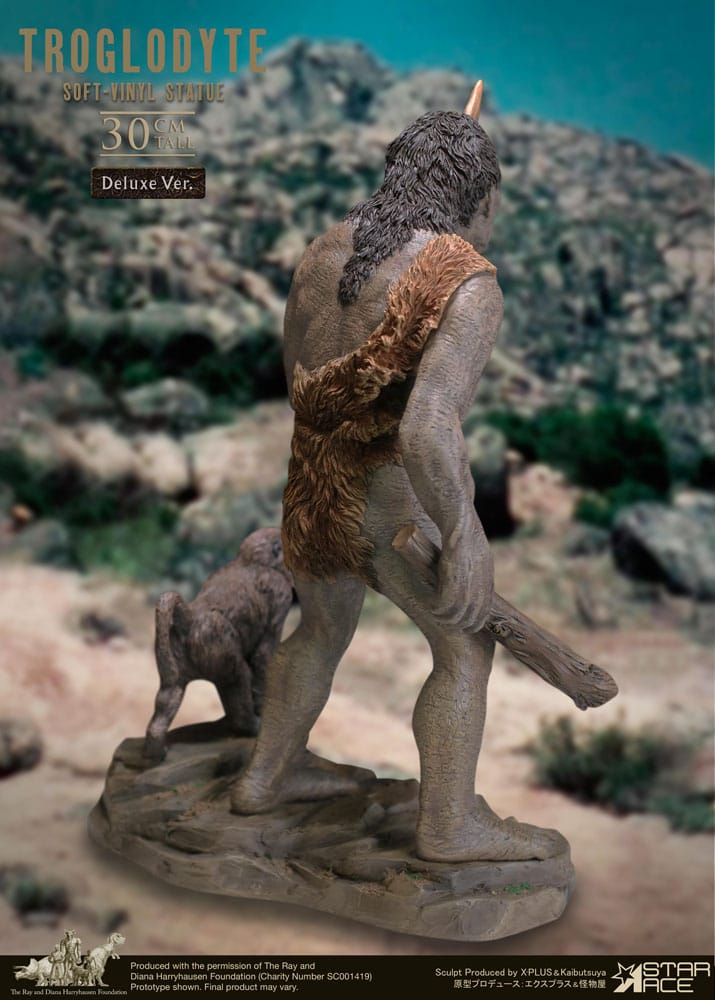Ray Harryhausen's Estatua Soft Vinyl Troglodyte Deluxe Version 30 cm - Z POP Toys