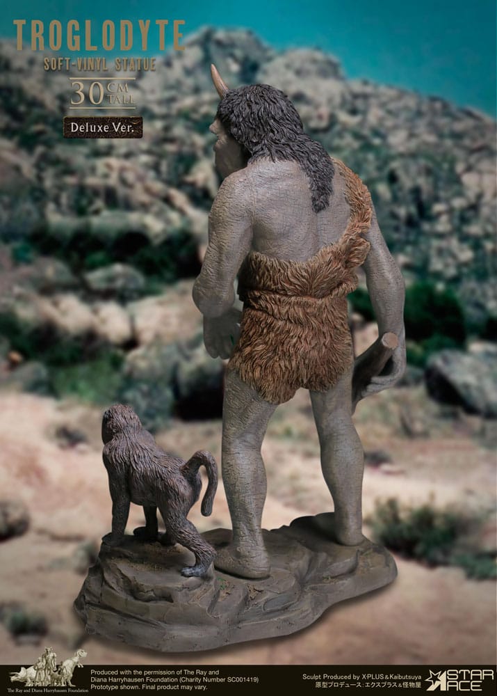 Ray Harryhausen's Estatua Soft Vinyl Troglodyte Deluxe Version 30 cm - Z POP Toys