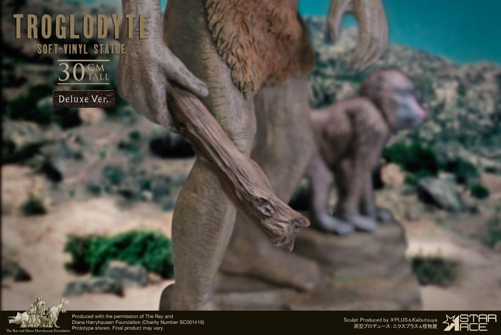 Ray Harryhausen's Estatua Soft Vinyl Troglodyte Deluxe Version 30 cm - Z POP Toys