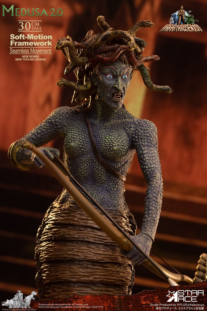 Ray Harryhausens Estatua Soft-Motion Series Medusa 30 cm