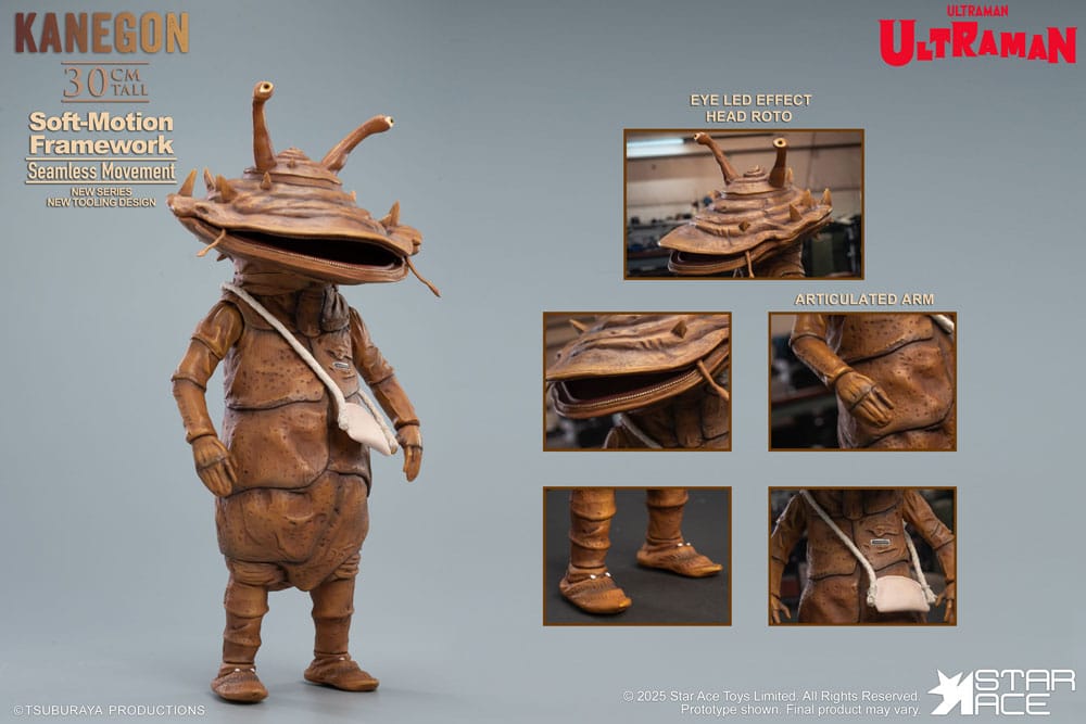 Ultraman Estatua Soft Vinyl Ultra-Kaiju Kanegon Special Edition 30 cm