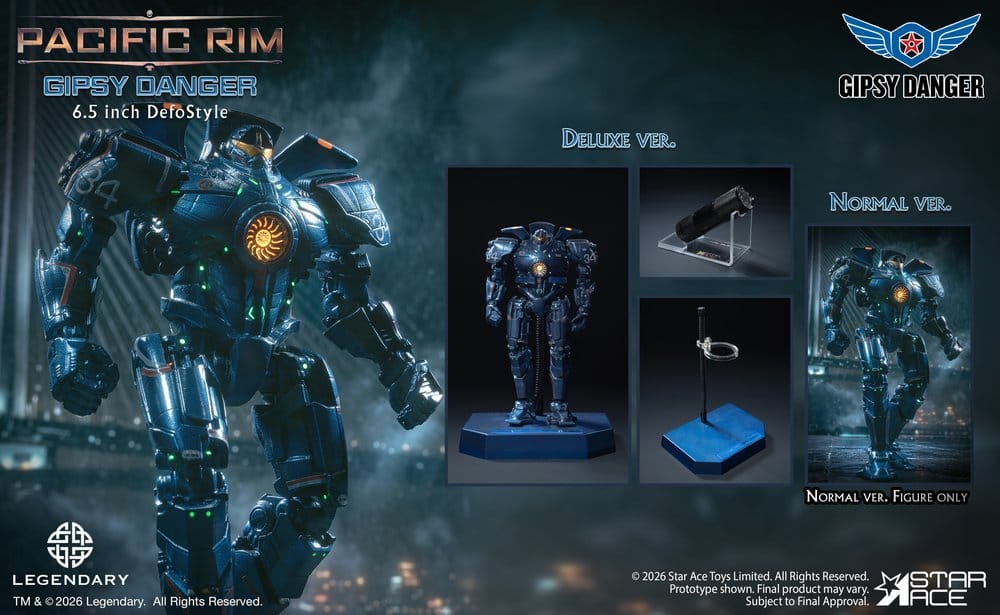 Pacific Rim DefoStyle Figura Gipsy Danger DX 17 cm