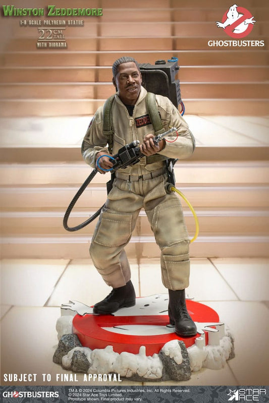 Ghostbusters Estatua a 1/8 Winston Zeddemore 22 cm