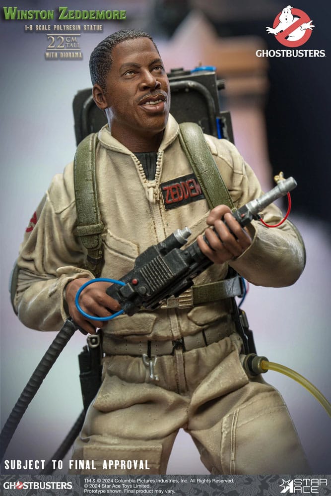 Ghostbusters Estatua a 1/8 Winston Zeddemore 22 cm