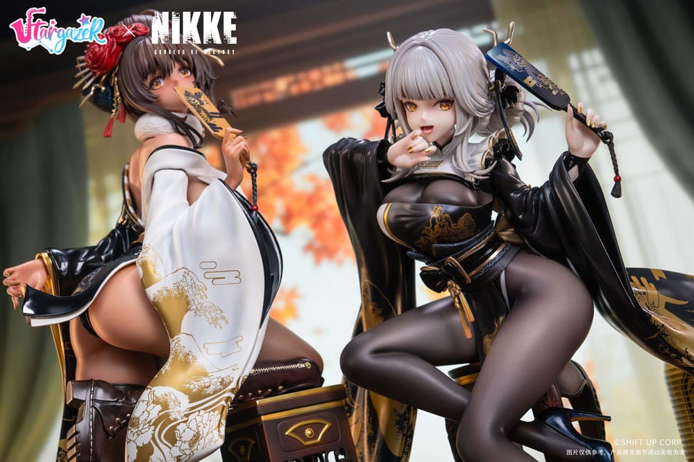 Goddess of Victory: Nikke set de 2 Estatuas PVC 1/4 Blanc & Noir