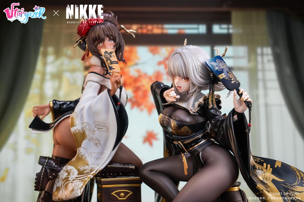 Goddess of Victory: Nikke set de 2 Estatuas PVC 1/4 Blanc & Noir