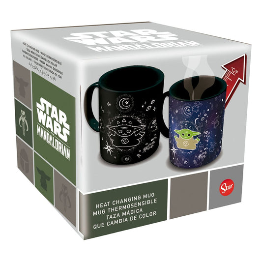 Star Wars The Mandalorian Taza sensitiva al calor Grogu 325 ml